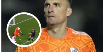 Video: el gol de taco por el que critican a Franco Armani