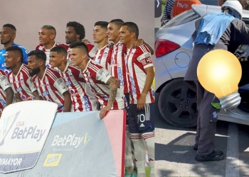 Jugador de Junior involucrado en un accidente de tránsito