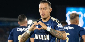 Leo Castro, el octavo del semestre y todos los goles que lleva con Millonarios