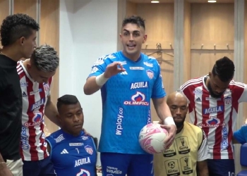 Santiago Mele, líder del vestuario de Junior: Así fue su arenga antes de ganarle a Águilas