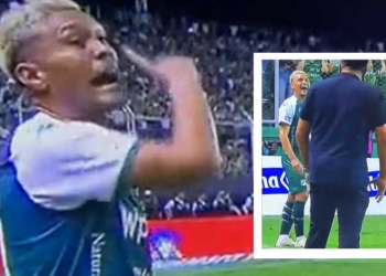 Video: ¡El cruce entre Teo Gutiérrez y César Farías!