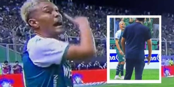 Video: ¡El cruce entre Teo Gutiérrez y César Farías!