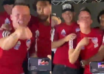 El show de Walmer Pacheco en la celebración de la décima: ¡Casi le pega a un periodista!