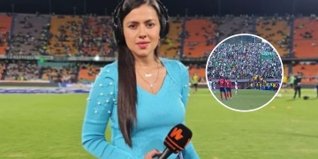 Sheyla García fue agredida por un «hincha» en el Atlético Nacional vs. DIM