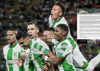 Carta de Atlético Nacional: «Dura derrota frente al DIM» y «el equipo con más títulos en el año»
