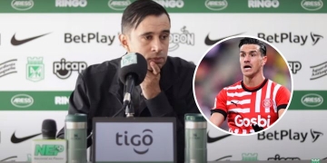 Lo que dijo el DT de Atlético Nacional sobre el posible fichaje de Bernardo Espinosa