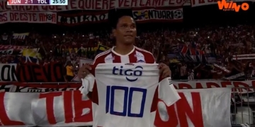 Carlos Bacca superó los 100 goles con el Junior