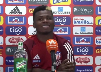 La emoción de Déiber Caicedo: "Quería volver a ser feliz y en Junior lo estoy"