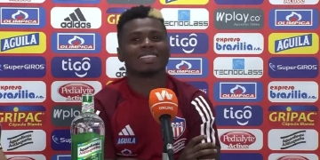 La emoción de Déiber Caicedo: "Quería volver a ser feliz y en Junior lo estoy"