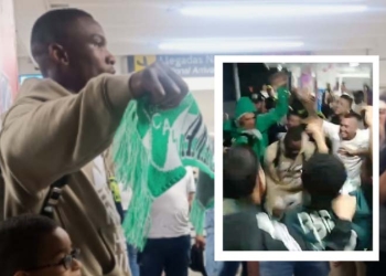 Video: ¡El efusivo recibimiento de hinchas del Cali a Fabián Castillo!