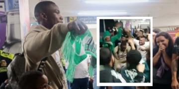Video: ¡El efusivo recibimiento de hinchas del Cali a Fabián Castillo!
