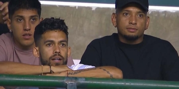 Jarlan y el Rifle, por ahora en la tribuna. ¿Y cuándo juegan, Deportivo Cali?