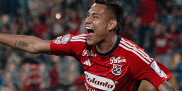 Jaime Peralta, menos de 10 minutos con la camiseta del DIM y sueño cumplido