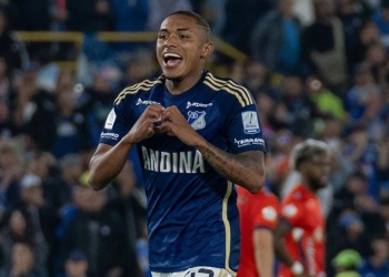 Jhon Largacha, tercer partido con Millonarios y primer gol