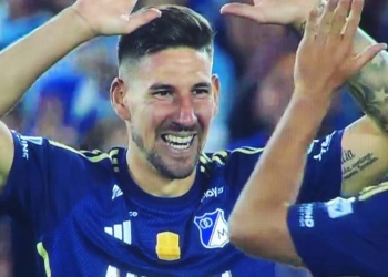 Arrancó la cuenta anotadora de Giordana en Millonarios: ¡Ante Junior en Superliga!