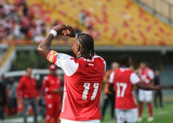Hugo Rodallega, sin palabras con la hinchada de Santa Fe
