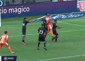 ¡El penalti que le pitaron a Envigado al minuto 90 ante América!