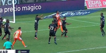 ¡El penalti que le pitaron a Envigado al minuto 90 ante América!