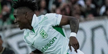 ¡Édier Ocampo, nueva posición y primer gol con Atlético Nacional!