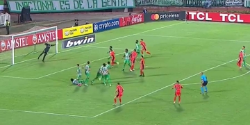 Video: ¡El tiro libre con el que sorprendieron a Atlético Nacional en la Libertadores!