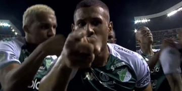 Dramatismo y así llegó el primer gol de Isaac Camargo en el Cali