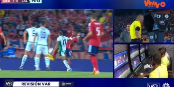 La polémica en el Atanasio: se pitó penalti, pero…