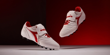 Diadora lanza el Brasil Classico en «Blanco/Rojo Milano»