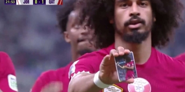 Celebró su gol con un truco de magia