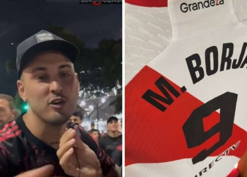 ¿Mala leche? Hincha de River Plate no le cree a Miguel Borja
