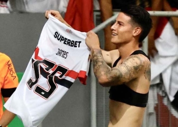 El debut de James en 2024: ¡GOL Y ASISTENCIA EN 25 MINUTOS con Sao Paulo!