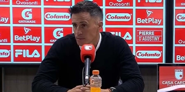 La explicación de Peirano a otra derrota de Santa Fe en el Campín. ¡Tercera en 4 juegos!