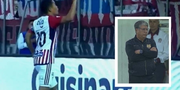 Doblete y uno de los mejores goles de Bacca… ¡justo con Bolillo como DT rival!