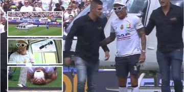 Dayro Moreno en el regreso a Palogrande, post récord: ¡Helicóptero, ovación y “gracias, Once Caldas”!