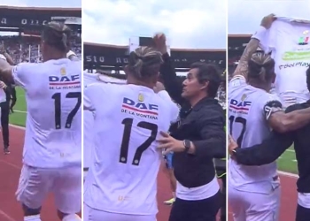 Dayro, récord en el FPC y el emotivo festejo con Galván
