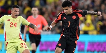 Video: ¡La JUGADOTA de Luis Díaz y el gol de Daniel Muñoz a España!