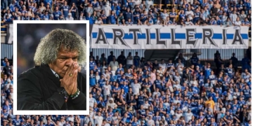 4ta derrota al hilo y en el Campín, a una sola voz: “Gamero, vamos Gamero”. ¡Así respondió!