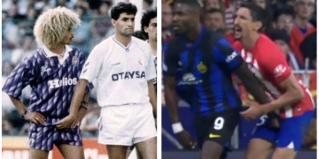 Pasó en Champions League: ¡Igual que el toque de Míchel al Pibe Valderrama!