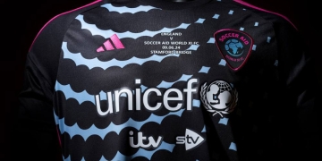 Soccer Aid y adidas anuncian su acuerdo con la camiseta del World XI 2024