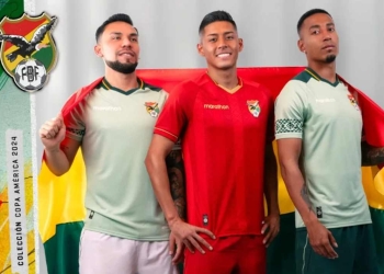 Los nuevos uniformes de Bolivia para la Copa América
