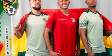 Los nuevos uniformes de Bolivia para la Copa América