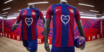 Karol G en la camiseta del FC Barcelona, edición limitada
