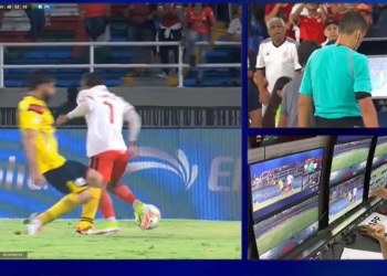 Video: finalmente esto no fue penalti para América de Cali
