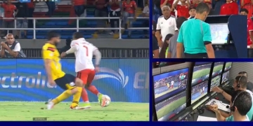 Video: finalmente esto no fue penalti para América de Cali