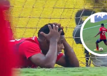 De Ánderson Plata a Brayan León… ¡increíble que esto no haya sido gol!
