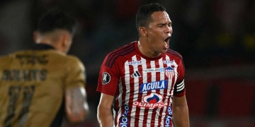 Carlos Bacca y un gol más cerca de ser el goleador histórico de Junior en Libertadores