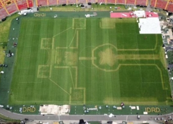 ¿Tiene arreglo el césped del estadio El Campín?