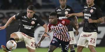 Déiber Caicedo, su primero en Libertadores y cuántos goles lleva en Junior