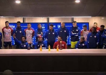 La rueda de prensa de Junior en el Campín: ¡SALIÓ TODO EL PLANTEL! “Lo que pasó hoy…”