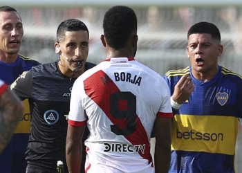 Miguel Borja: gol a Boca, cruce con Marcos Rojo y goleador de la Copa de la Liga