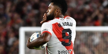 Otro DOBLETE al espectacular año goleador de Miguel Borja: ¡13 goles en 15 partidos!